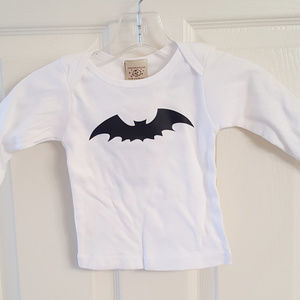 BATMAN Infant Tee Shirt L/S 6-12M Baby Wit